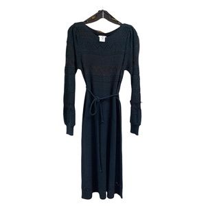 1970’s Just Mort brand black sweater dress